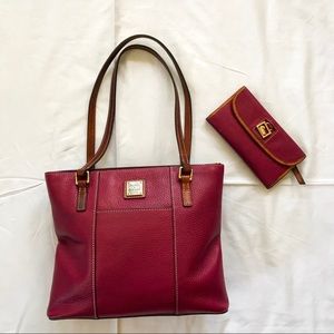 Dooney and Bourke Handbag with matching wallet!